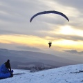 2015-01-18 RHOEN Wasserkuppe Paraglider-Schnee cFHoffmann 081 02